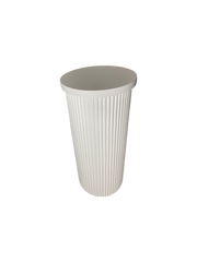 Round Ripple Plinth: A circular pedestal featuring an elegant ripple pattern, ideal for showcasing centerpieces and decorative items